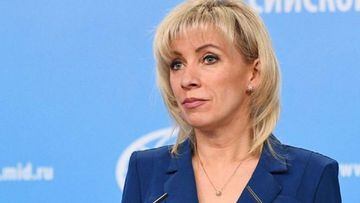 Maria Zakharova, Director of the Information and Press Department of the Russian Ministry of Foreign Affairs. 