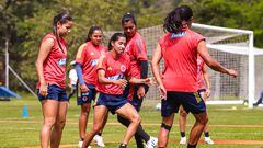 Entrenamiento Selección Colombia Femenina en la Copa América previo a la gran final