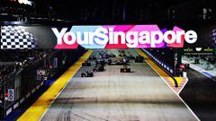 Salida del GP de Singapur.