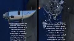 This video has millions of views and shows how the implosion would have occurred to OceanGate’s Titan submersible.