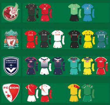 Las 131 camisetas de la Europa League 2015-16