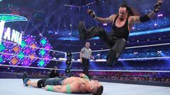 Undertaker derrota a John Cena en WrestleMania 34.
