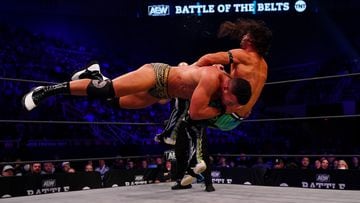 Imagen del combate entre Ricky Starks y Matt Sydal en All Elite Wrestling
