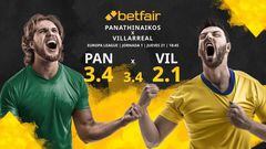 Panathinaikos FC vs. Villarreal CF: horario, TV, estadísticas, clasificación y pronósticos