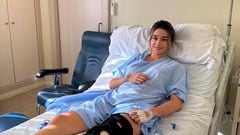 Marta Díaz comparte una imagen desde el hospital: “Estoy ya en proceso de recuperación”