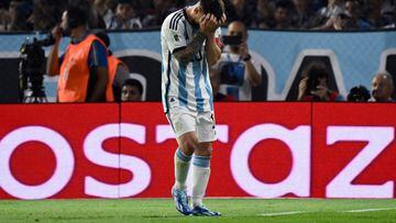 Messi sufre su segunda derrota con Argentina como local en su carrera