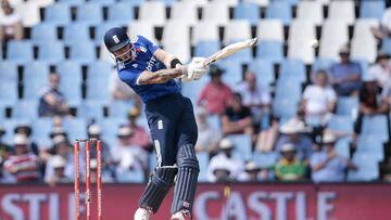 Alex Hales in action in the 3rd One Day International