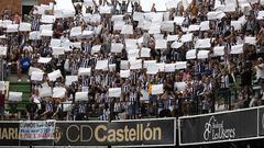 La afición del Castellón apoyará a su equipo.