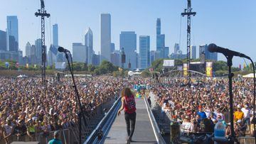 David Shaw of The Revivalists performs on day four of Lollapalooza in Grant Park from the 2019 show.