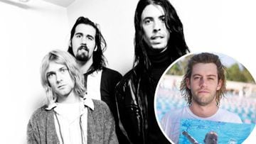 Collage de Nirvana y Spencer Elden