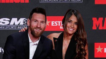 Lionel Messi recibe su sexta Bota de Oro. Barcelona, Espa&ntilde;a. Octubre 16, 2019. 
