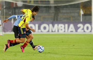 La Selección Colombia Sub 20 enfrentó a Uruguay en el primer partido del hexagonal final del Sudamericano en el estadio El Campín.