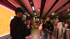 Metro de Santiago hace otro cambio radical: estos son los guardias tácticos que se suman al Plan de Seguridad