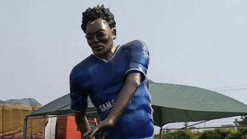 Unsightly statue of Michael Essien erected in Ghana