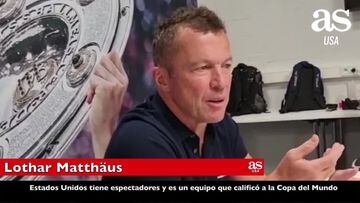 Lothar Matthäus: Creo que Estados Unidos va a competir en el Mundial”