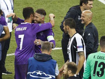 Cristiano Ronaldo and Sergio Ramos.