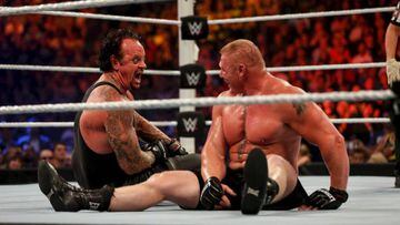 En la edici&oacute;n n&uacute;mero 30 de WrestleMania Brock Lesnar puso fin al invicto que ten&iacute;a el Undertaker en el evento, racha que se prolong&oacute; por 21 compromisos.
