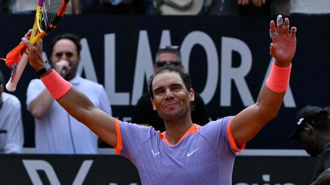 Nadal salva su plan para llegar a la segunda ronda de Roma