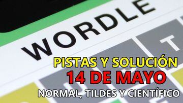 Wordle en español, científico y tildes para el reto de hoy 14 de mayo: pistas y solución