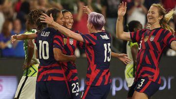 Selección femenil de USA derrotó a Nigeria en partido amistoso