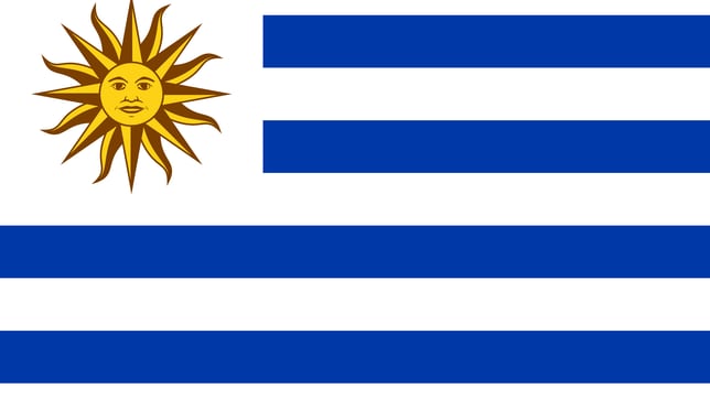 Bandera de Uruguay: ?por qu tiene franjas azules y blancas y qu significa el Sol de Mayo?