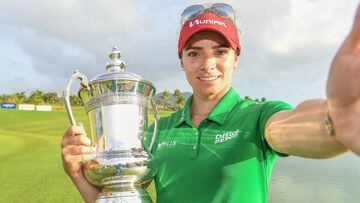 La Tricolor se ha convertido en la segunda mexicana en ganar un torneo de la Ladies Professional Golf Association. Es campeona del Blue Bay de la LPGA.