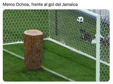Memo Ochoa, literal, no hizo nada en el gol de Jamaica
