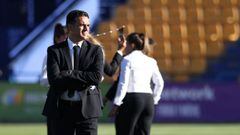 Alberto Toril, coach of Real Madrid, looks on during the spanish women cup Semi Finals 2, Copa de la Reina, football match played between FC Barcelona and Real Madrid on May 25, 2022, in Alcorcon, Madrid Spain.
 AFP7 
 25/05/2022 ONLY FOR USE IN SPAIN