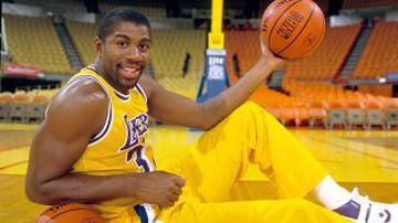Irving "Magic" Jonhson of the Lakers