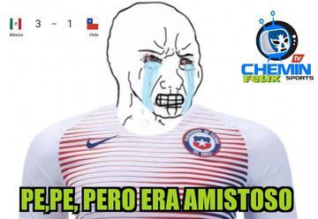 Los memes del México - Chile, amistoso de Fecha FIFA