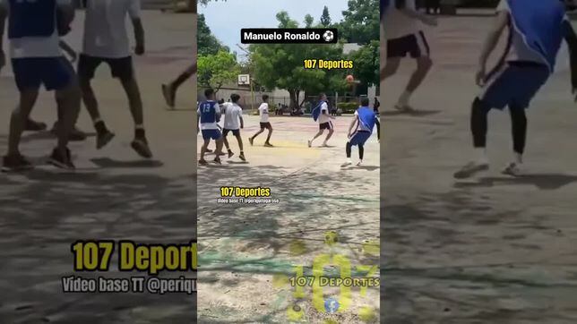 Se inventa una chilena en el patio de la escuela y su gol se vuelve viral en redes