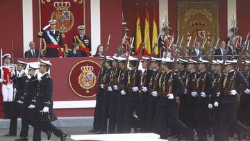 El Rey Felipe preside el Desfile Militar del 12 de octubre