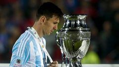 Lionel Messi en la final de la Copa Am&eacute;rica 2015