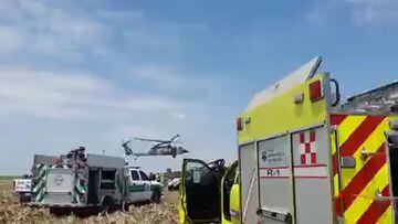 Desplome de helicóptero de la Semar deja 14 personas muertas