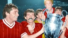 Michael Robinson con el Liverpool cuando gano la Copa de Europa en el 84.