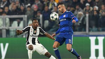 Patrice Evra in action for Juventus earlier this month