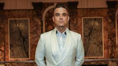 Robbie Williams en los premios Attitude de Londres.