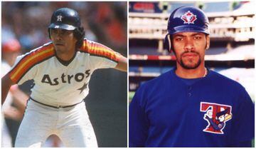 José Cruz destacó con equipos como los Astros, mientras que su hijo tuvo varias escuadras en la MLB, pero brilló con los Blue Jays en la década de los 90.