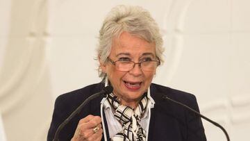 Olga Sanchéz Cordero, presidenta del Senado de la República