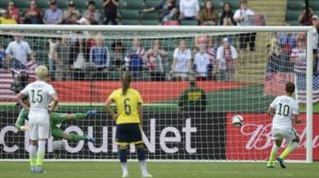 Colombia disputó cuatro partidos en Canadá 2015; ganó uno, empató otro y perdió dos.