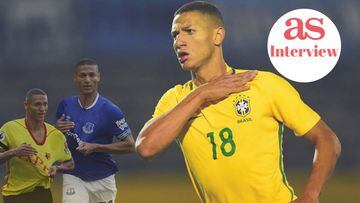 Richarlison, the most expensive signing in Everton&rsquo;s history and recent call-up to the Brazil national side spoke to As.