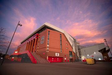 Anfield, Liverpool.