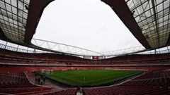 London (United Kingdom), 16/02/2020.- General view of Arsenal&#039;s Emirates Stadium ahead of the English Premier League soccer match between Arsenal and Newscastle in London, Britain, 16 February 2020. (Reino Unido, Londres) EFE/EPA/ANDY RAIN EDITORIAL 