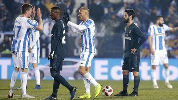 Legan&eacute;s beat Real Madrid 1-0 in the Copa in January at Butarque. 