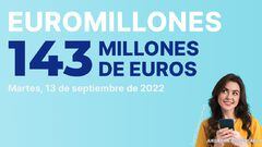 Euromillones: comprobar los resultados del sorteo de ayer, martes 13 de septiembre