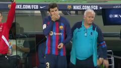 ¡Lo silbaron!: la escena más tensa de Piqué en Barcelona