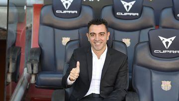 Xavi, el día de su presentación como técnico del Barça.