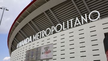 Archivo - Exterior del Wanda Metropolitano, en Madrid (Espa&ntilde;a).