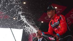 Santiago Buitrago y sus reacciones tras ganar la etapa reina del Giro de Italia 2023