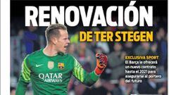 Portada del Diario Sport del día 24 de agosto de 2016.